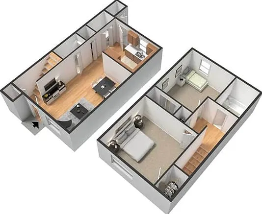 Two Bedroom Floor Plan Two Bedroom Floor Plan