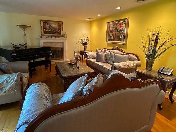 Living Room and Fireplace