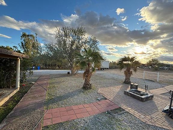 Left side of the backyard