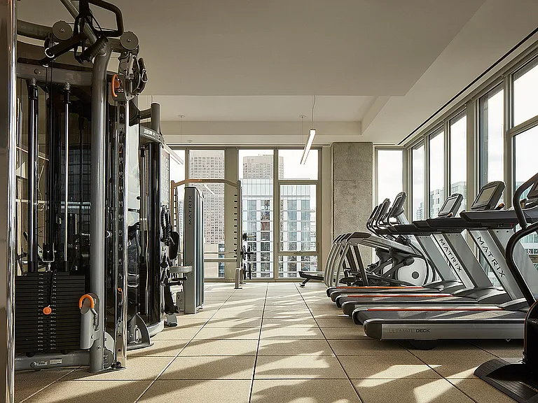 Elevate your workout with city views and top-tier equipment.
