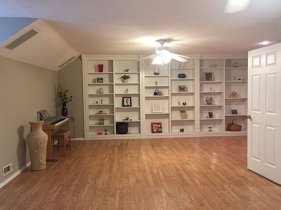 Upstairs built in shelving