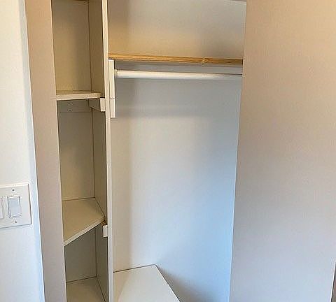 Front entry closet 