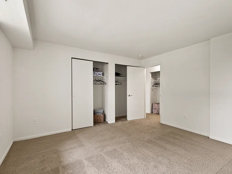 Spacious Bedroom with Dual Closets (1-bedroom terrace floor plan)