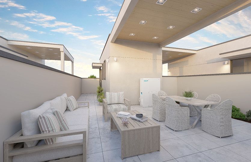 Rooftop deck