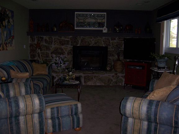 Family Room with Gas Insert