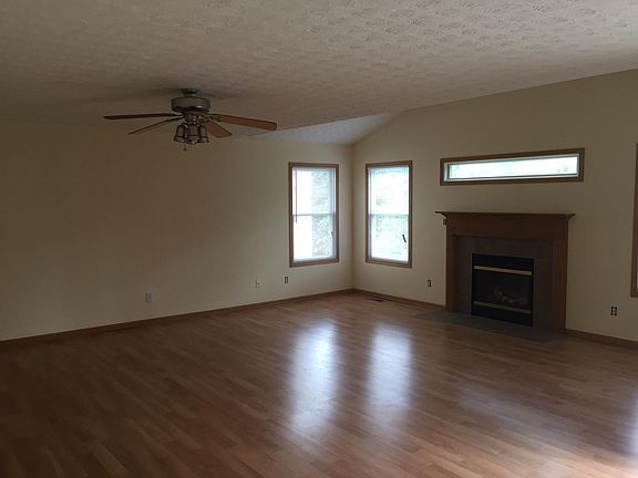 family room with wood floor