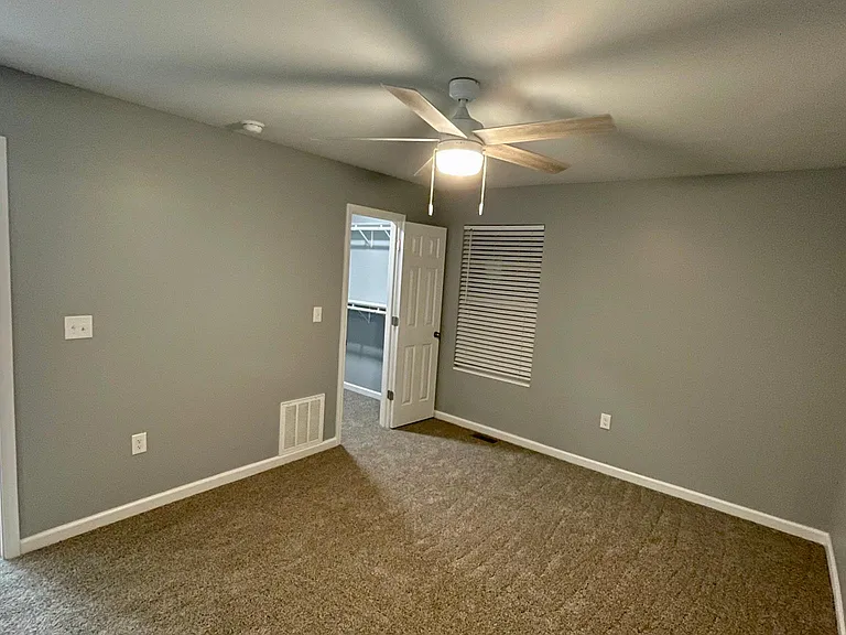 The master bedroom includes a full bathroom & walk-in closet.