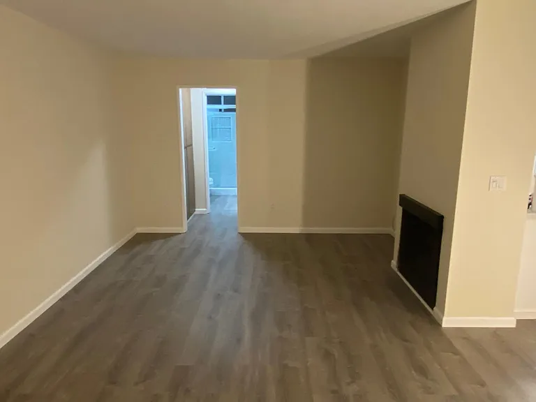 Living room with fireplace