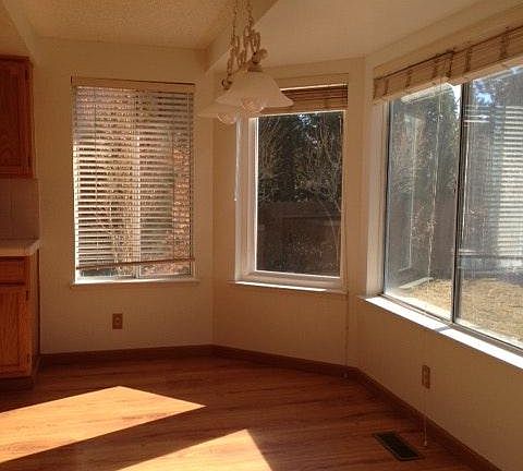 breakfast nook adjacent to kitchen