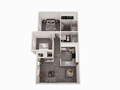 Floor plan 2x2R