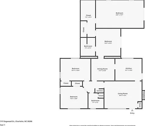 3 bed, 2.0 bath, 1092 sqft, $1,495 — Photo 2