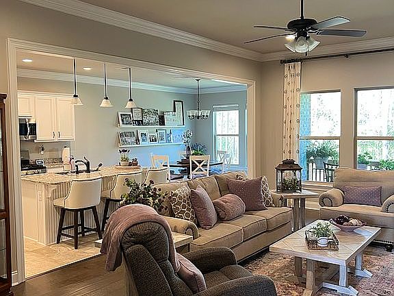 Open floor plan.