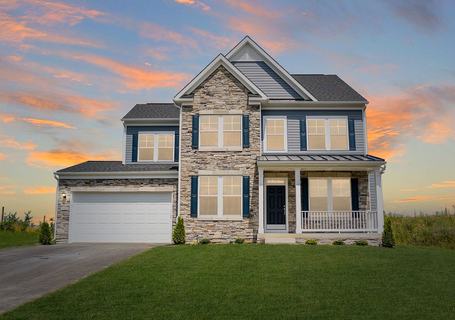 Newbury II Plan, Martinsburg Station Single Family Homes, Martinsburg