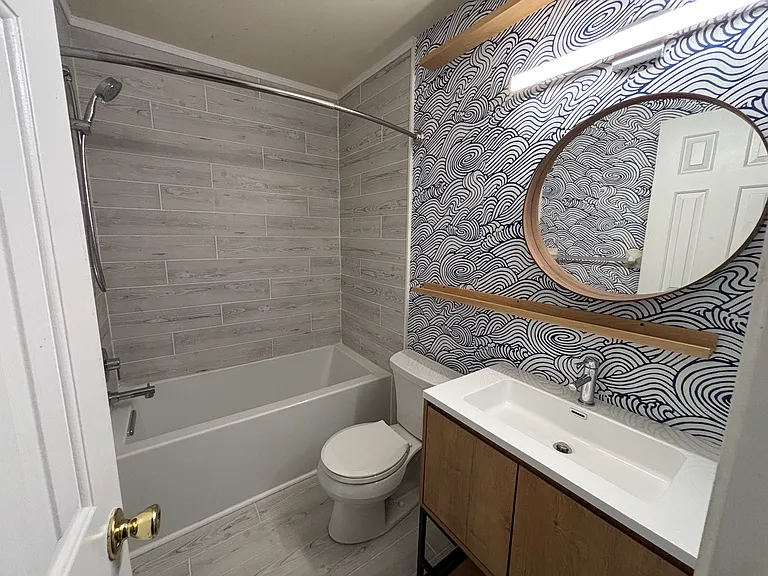Completely remodeled full bath