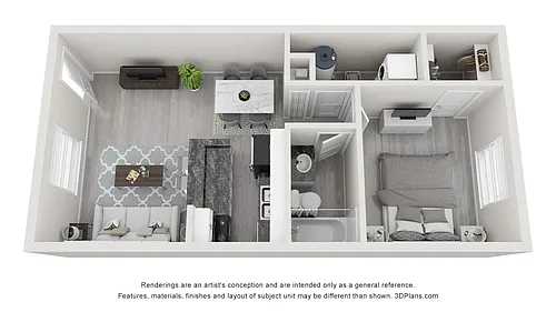 Floor plan The Chic