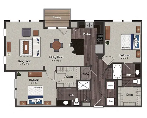 Floor plan Fontenelle
