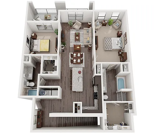 Floor plan B1c