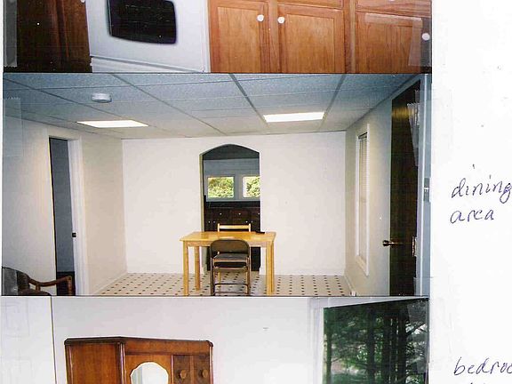 Kitchen and bedroom views