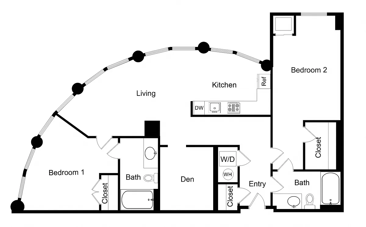 Floor plan Den BD01