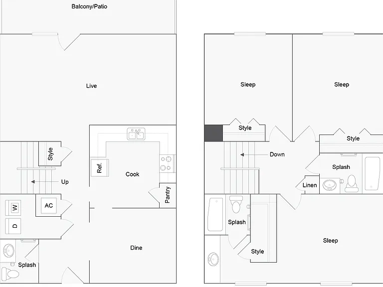 Darlington | 3-Bedroom Floorplan Darlington | 3-Bedroom Floorplan