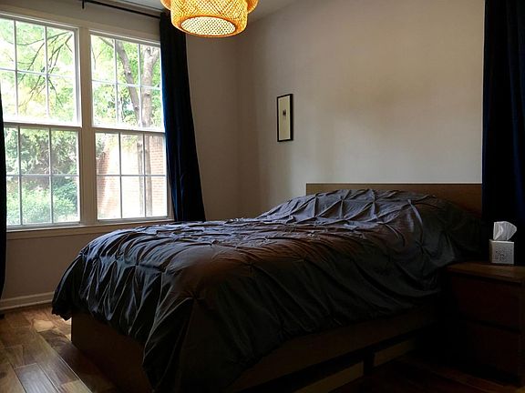 Master suite has walk in closet