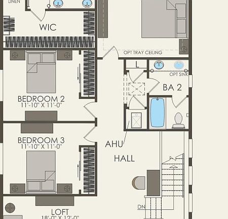 Second Floor 3 br 2.5 ba