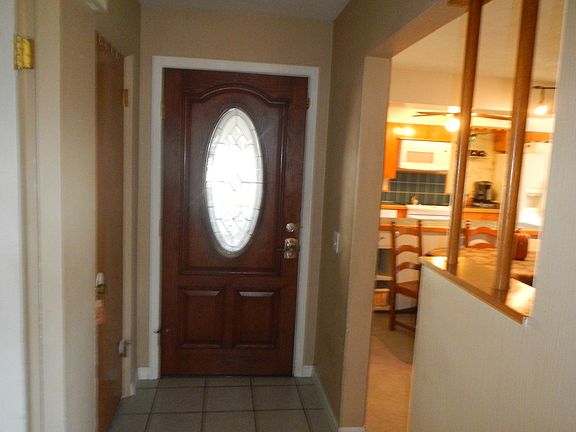 Front entry from inside