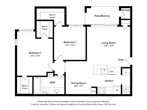 Floor plan B1R