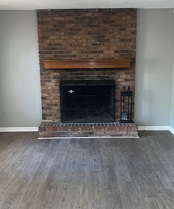 Cozy Wood-Burning Fireplace