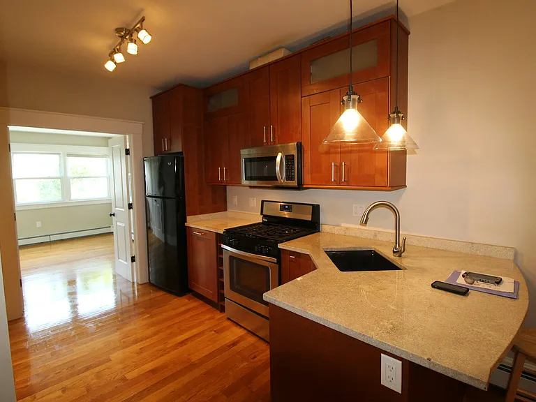 Kitchen with open floor plan