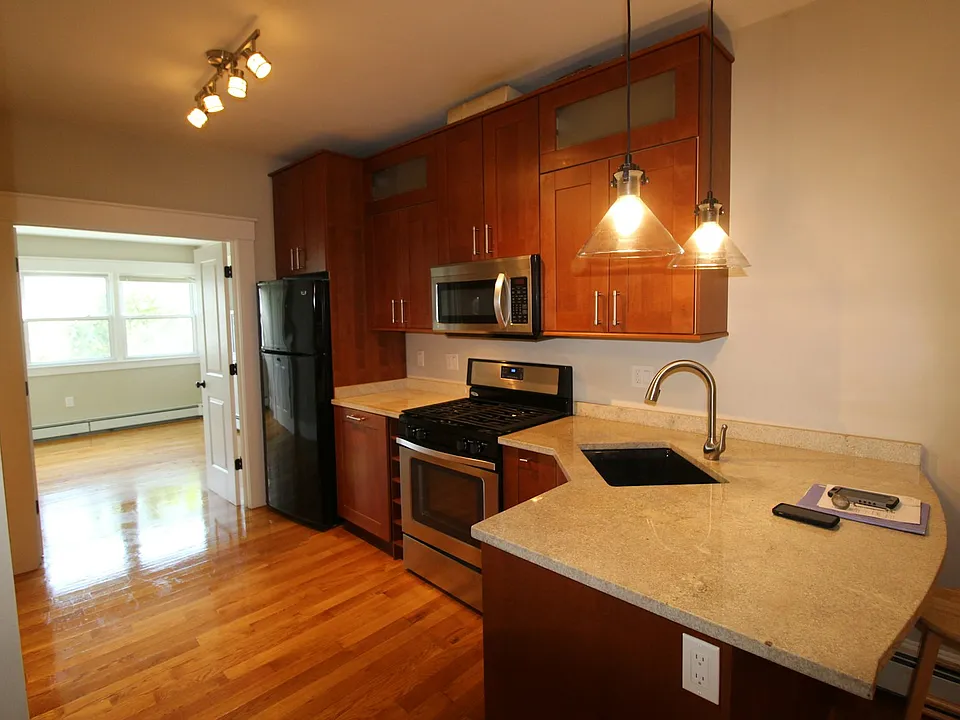 Kitchen with open floor plan