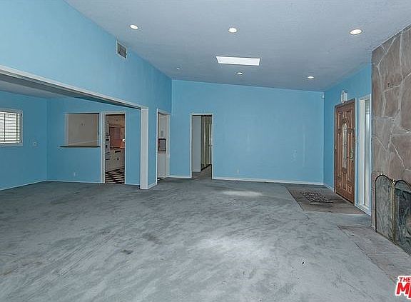 living room and dining room