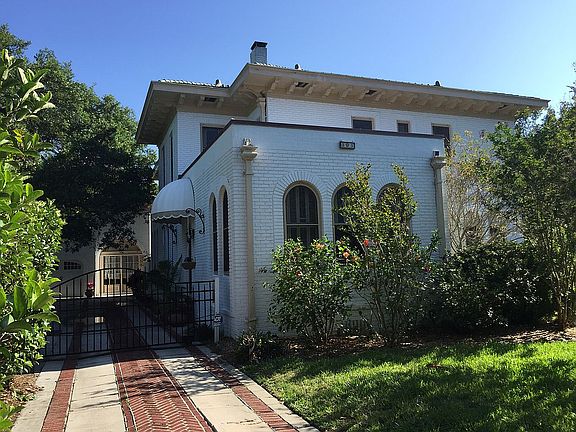 Front of house with gate