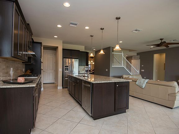 Kitchen View into Great Room