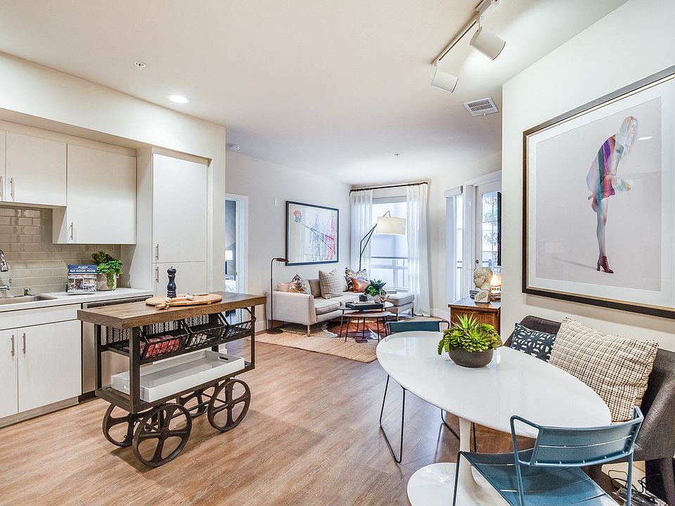 Kitchen islands in select apartment homes