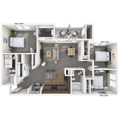 Floor plan Woodcrest