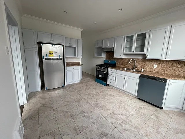 Kitchen with new appliances