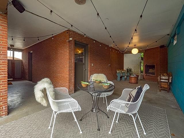 Covered patio