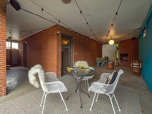 Covered patio
