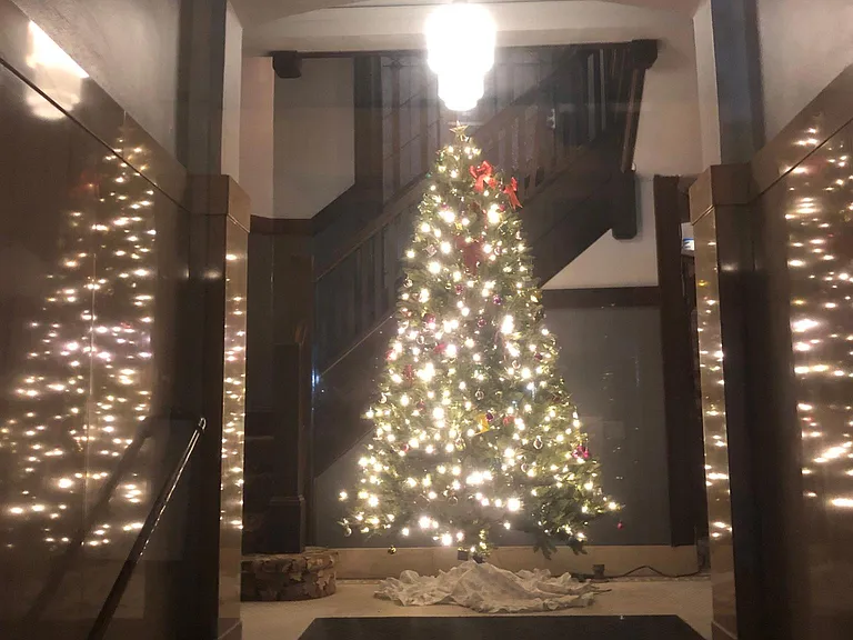 Christmas lobby