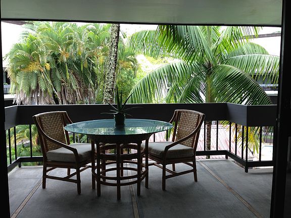 View from inside the unit