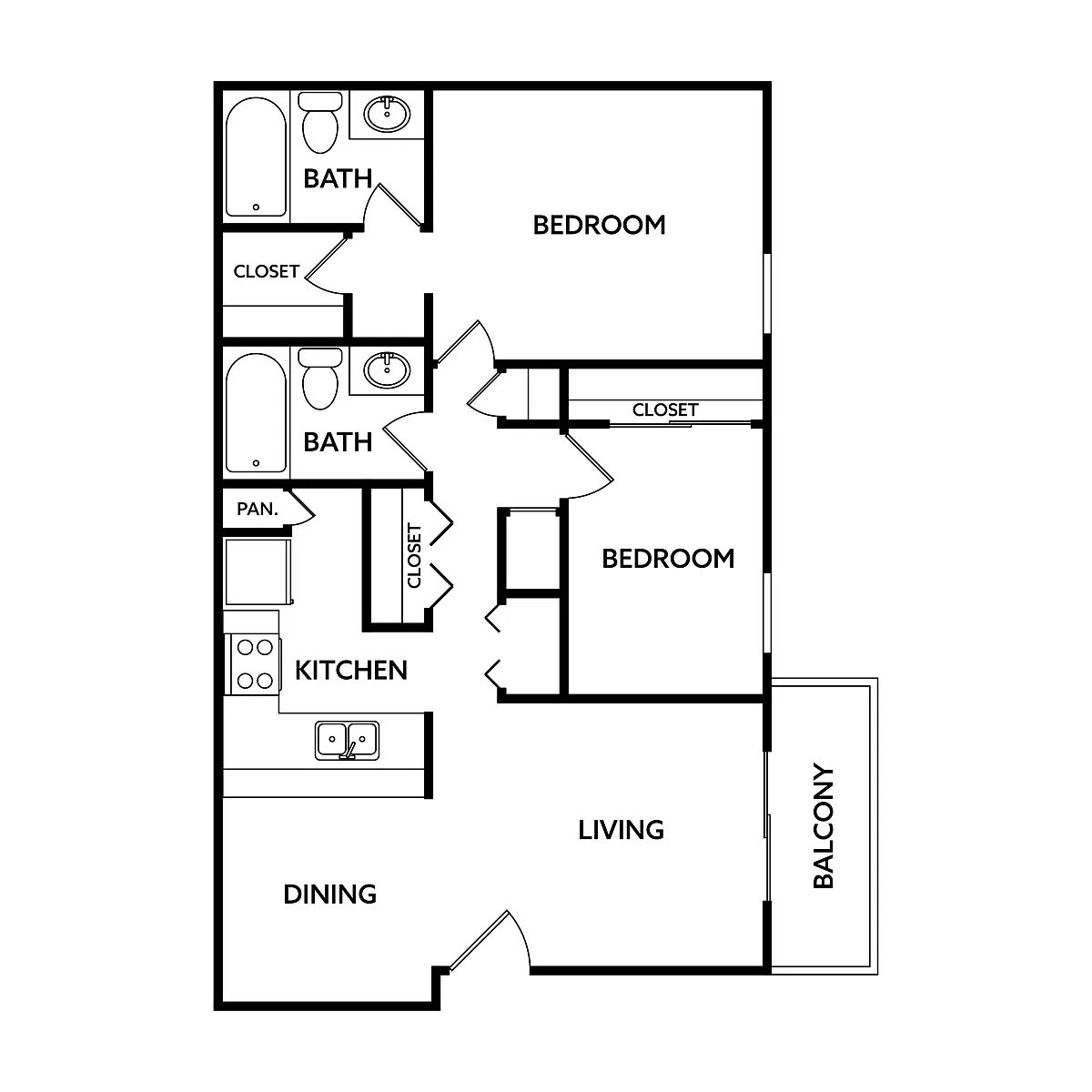 Floor plan Red Oak