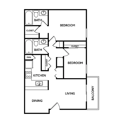 Floor plan Red Oak