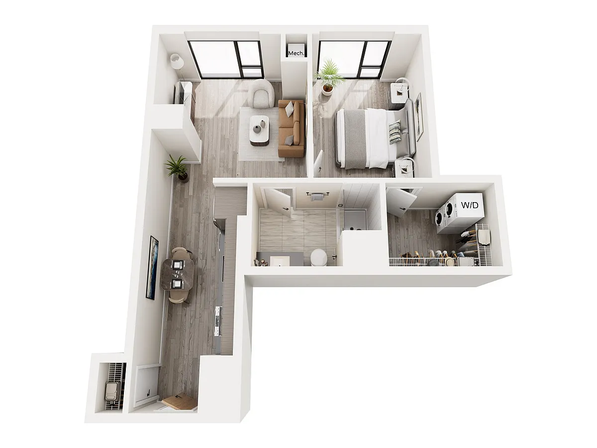 Floor plan 1C1