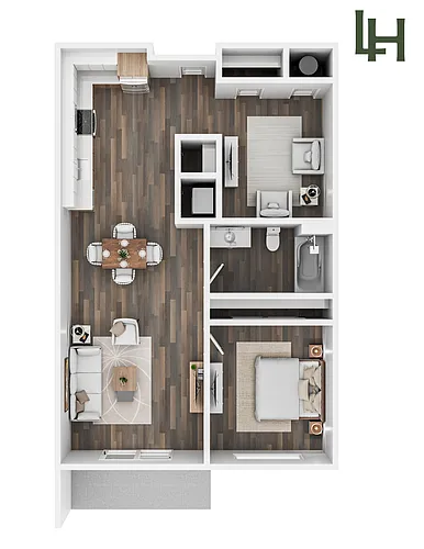 Floor plan Copper + Den