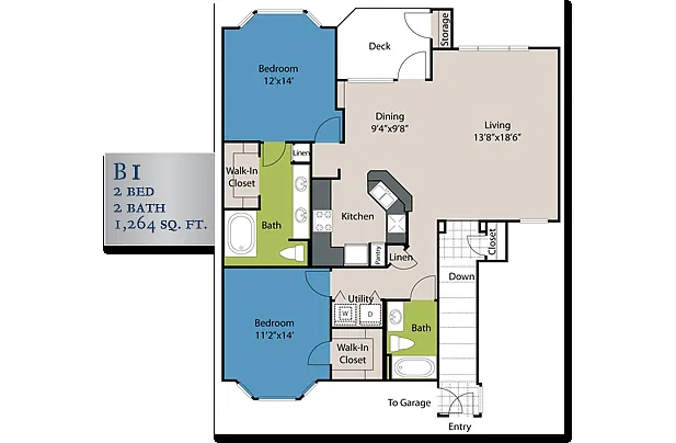 Floor plan B1