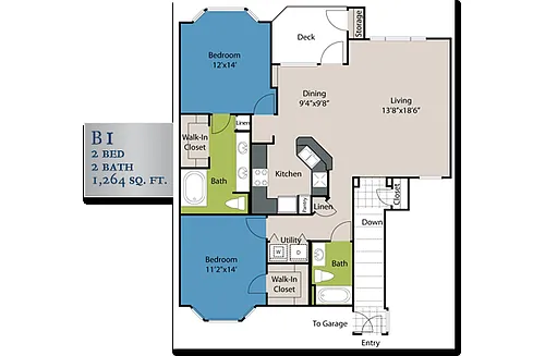 Floor plan B1