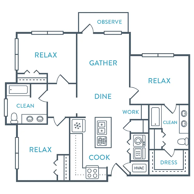 Floor plan Driftwood