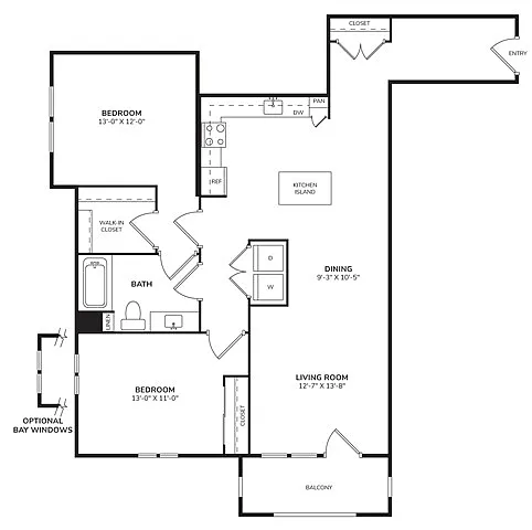 Floor plan B7