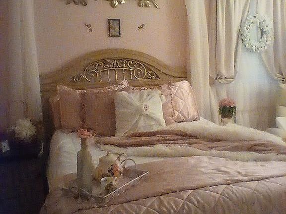 Roomy bedroom